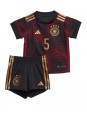 Německo Thilo Kehrer #5 Venkovní dres pro děti MS 2022 Krátký Rukáv (+ trenýrky)
